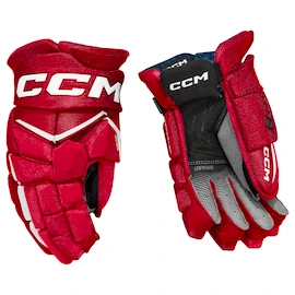 Rękawice hokejowe CCM JetSpeed FT8 Red/White Senior