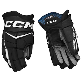 Rękawice hokejowe CCM JetSpeed FT880 Black/White Senior