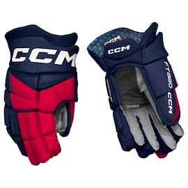 Rękawice hokejowe CCM JetSpeed FT880 Navy/Red/White Senior