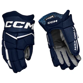 Rękawice hokejowe CCM JetSpeed FT880 Navy/White Senior