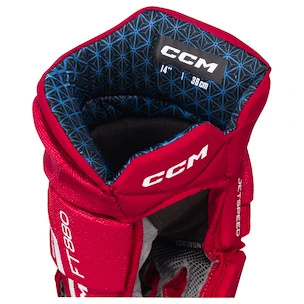 Rękawice hokejowe CCM JetSpeed FT880 Red/White Senior