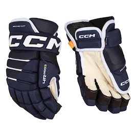 Rękawice hokejowe CCM Tacks 4 ROLL PRO 3 Navy Senior