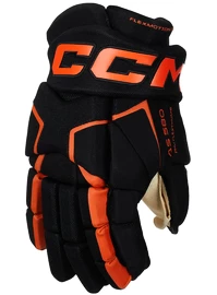 Rękawice hokejowe CCM Tacks AS 580 black/orange Junior