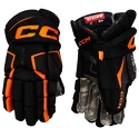 Rękawice hokejowe CCM Tacks AS-V Black/Orange Junior