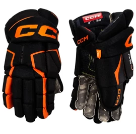 Rękawice hokejowe CCM Tacks AS-V black/orange Junior