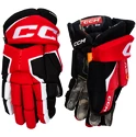 Rękawice hokejowe CCM Tacks AS-V black/red/white Senior