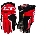 Rękawice hokejowe CCM Tacks AS-V Black/Red/White Senior