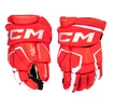 Rękawice hokejowe CCM Tacks AS-V PRO Red/White Junior