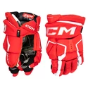 Rękawice hokejowe CCM Tacks AS-V PRO Red/White Junior