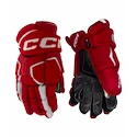 Rękawice hokejowe CCM Tacks AS-V PRO Red/White Senior 15 cali