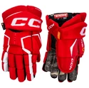 Rękawice hokejowe CCM Tacks AS-V red/white Junior