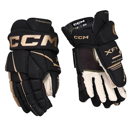 Rękawice hokejowe CCM Tacks XF 80 Black/Gold Junior