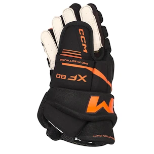 Rękawice hokejowe CCM Tacks XF 80 Black/Orange Junior 11 cali