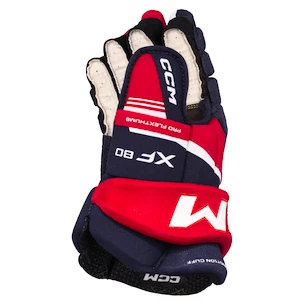 Rękawice hokejowe CCM Tacks XF 80 Navy/Red/White Junior