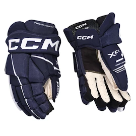 Rękawice hokejowe CCM Tacks XF 80 Navy/White Junior