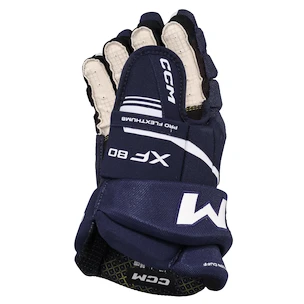 Rękawice hokejowe CCM Tacks XF 80 Navy/White Junior