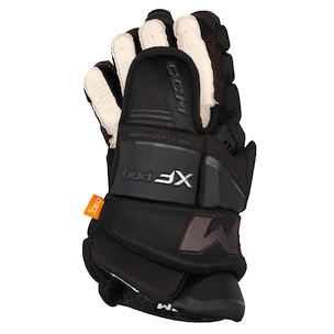 Rękawice hokejowe CCM Tacks XF PRO Black/Grey Junior 11 cali