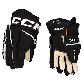 Rękawice hokejowe CCM Tacks XF PRO Black/White Youth