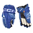 Rękawice hokejowe CCM Tacks XF Royal/White Senior 13 cali