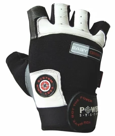Rękawiczki fitness Power System Easy Grip, czarno-białe