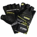 Rękawiczki fitness Power System Ultimate Motivation, czarno-żółte