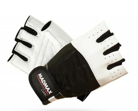 Rękawiczki MadMax Classic MFG248 czarno-białe