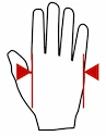 Rękawiczki MadMax Rainbow MFG251 czerwone