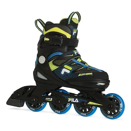 Rolki dziecięce Fila J-One Boy Combo 3-Set Blue/Lime