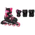 Rolki dziecięce Rollerblade  Microblade Combo Black/Pink