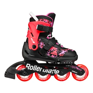 Rolki dziecięce Rollerblade  Microblade SL Black/Coral