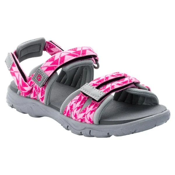 Sandały dziecięce Jack Wolfskin  2 IN 1 Sandal Pink / Light Grey  EUR 32
