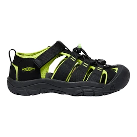 Sandały dziecięce Keen NEWPORT H2 Black/Lime green