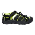 Sandały dziecięce Keen NEWPORT H2 Black/Lime green  US 7