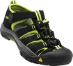 Sandały dziecięce Keen  Newport H2 JR Black/Lime Green