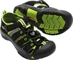 Sandały dziecięce Keen  Newport H2 JR Black/Lime Green
