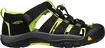 Sandały dziecięce Keen  Newport H2 JR Black/Lime Green