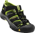 Sandały dziecięce Keen  Newport H2 JR Black/Lime Green