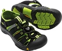 Sandały dziecięce Keen  Newport H2 JR Black/Lime Green