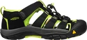 Sandały dziecięce Keen  Newport H2 JR Black/Lime Green