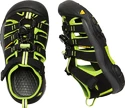 Sandały dziecięce Keen Newport H2 K Black/Lime Green