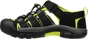 Sandały dziecięce Keen  Newport H2 K Black/Lime Green