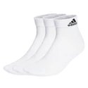 Skarpetki adidas  Cushioned Sportswear Ankle Socks 3 Pairs White