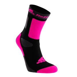 Skarpetki do hokeja na rolach Rollerblade Kids Socks Black/Pink