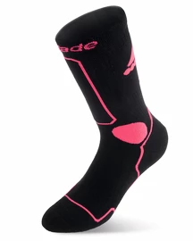 Skarpetki do hokeja na rolach Rollerblade Skate Socks Black/Pink
