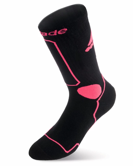 Skarpetki do hokeja na rolach Rollerblade  Skate Socks Black/Pink