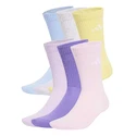 Skarpetki dziecięce adidas  Cushined Crew Violet Fusion 6 Pack