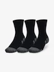 Skarpetki dziecięce Under Armour  Performance Cotton 3p Mid-BLK