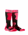 Skarpetki dziecięce X-Bionic  Ski Junior 4.0 Anthracite Melange/Fluo Pink