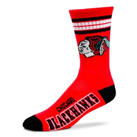 Skarpetki For Bare Feet 4 Stripes Crew NHL Chicago Blackhawks