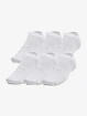 Skarpetki Under Armour  Essential No Show 6pk-WHT